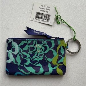 NWT Vera Bradley Zip ID Case - Katalina Blues Pattern